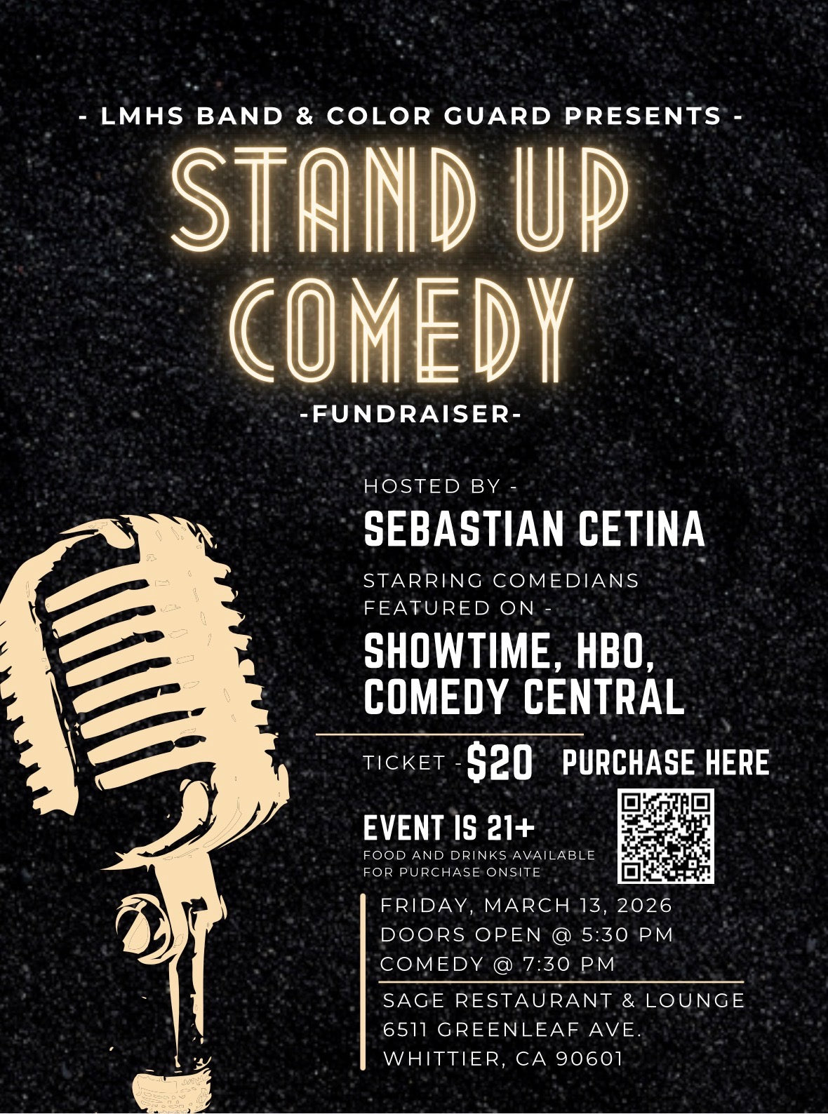 Comedy Fundraiser Ticket